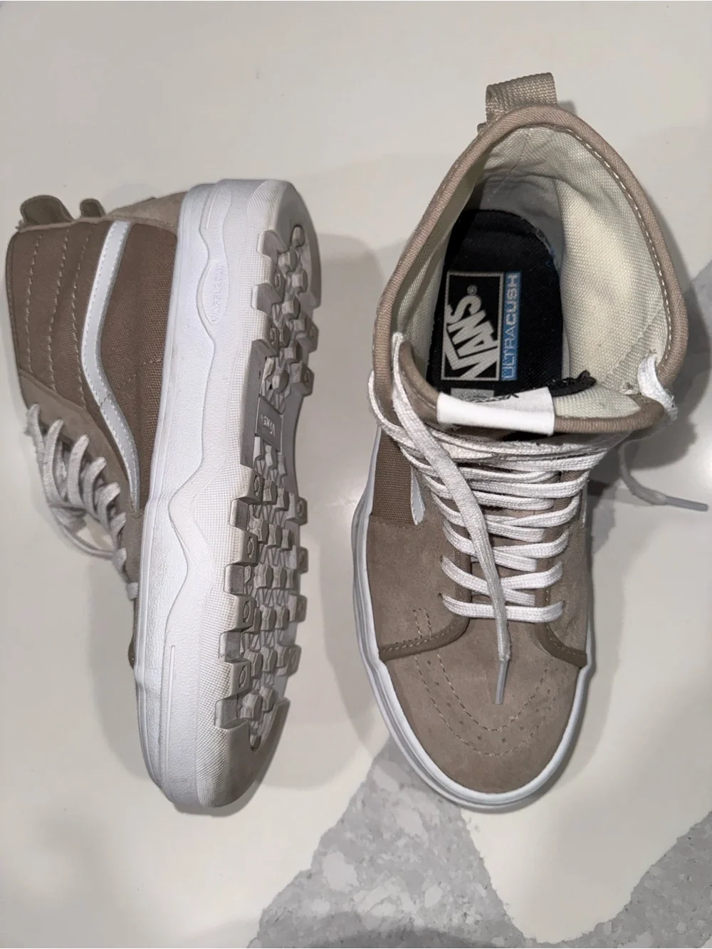 VANS SENTRY SK8-HI Light Brown VN0A5KY5LBR High-Top Women's size 7.5